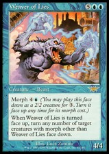 MTG WEAVER OF LIES FOIL ITALIAN EXC - TESSITORE DI MENZOGNE - LEG - MAGIC