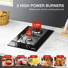 31 cm Piano cottura a gas 2