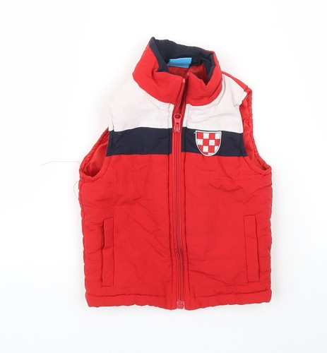Gilet rosso dolce - e, morbido