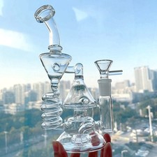 Tubo acqua uovo fab bong vetro