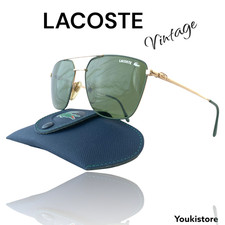 LACOSTE occhiali da sole 127 C C22 L132 VERY RARE VINTAGE 80s sunglasses FRANCE