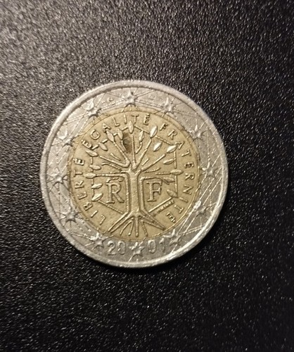 Moneta euro francia 2001 - moneta,
