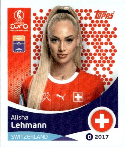 Figurina topps womens euro - figurina,
