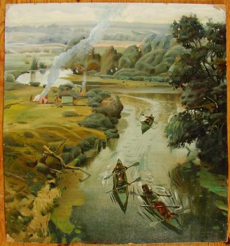 Dipinto olio sovietico - , ucraino