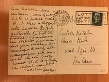 Cartolina autografa di Adelina