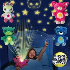 PELUCHE CON PROIETTORE STELLE LUCE PER CAMERETTA CIELO STELLATO GIOCATTOLO BIMBI