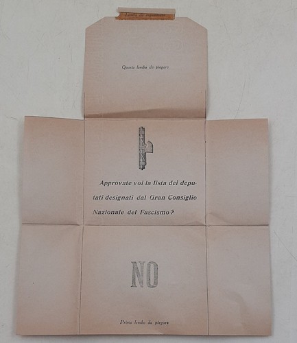 Scheda elettorale del - elettorale,