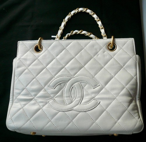 Chanel sac cuir shopping - sac,