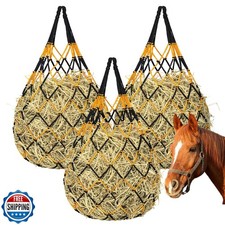 3 Pezzi Sacchetti di Fieno per Cavalli,Reti di Fieno per Cavalli Capra Pecora,Alimentatore di Fieno per Capra per
