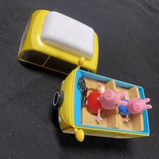 Peppa pig yellow bus - yellow, van