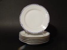 ANTICO DEL 1910 SERVIZIO 6 PIATTI DOLCE PORCELLANA J.Z.& CO PRE-ROSENTHAL