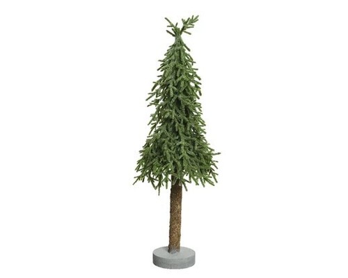 Mini albero verde con glitter - mini,