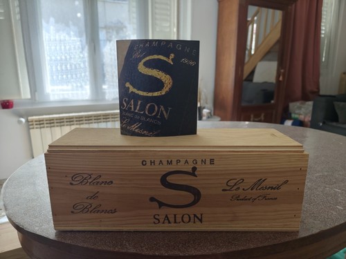 Caisse vide champagne salon - champagne,