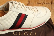 Gucci GG Monogram bianco pelle