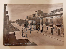 cartolina siderno reggio calabria corso vittorio emanuele f.grande 1956