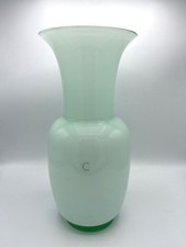 Venini Vaso Opalino Verde