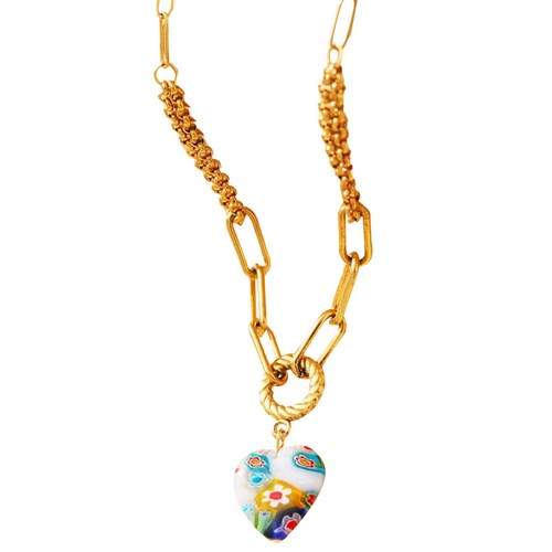 Collana con ciondolo cuore