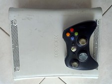 Microsoft Xbox 360 Console Bianca Originale 1 Controller Wireless per Ricambi