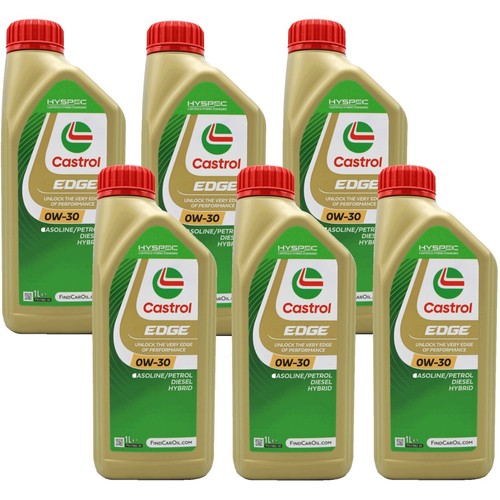Sei litri olio castrol edge - litri,