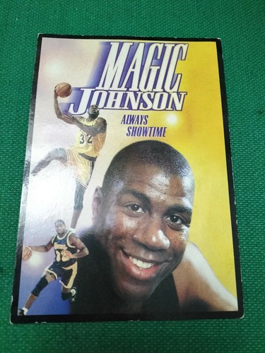 Promocard magic johnson dvd - magic,