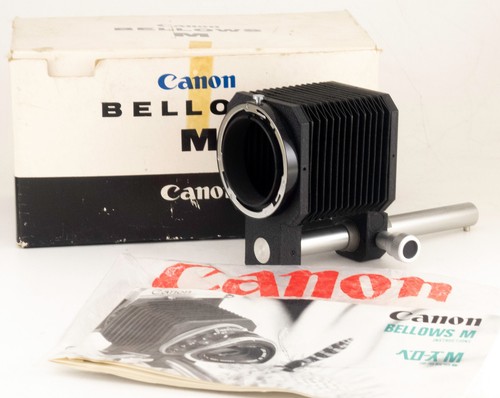 Canon bellows boxed - bellows, boxed.