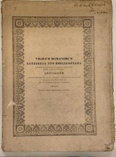 KELLERMANN Olaus Christian. VIGILUM ROMANORUM LATERCULA DUO COELIMONTANA. 1835