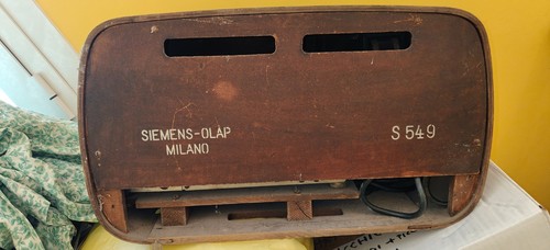Radio valvolare siemens olap - radio,