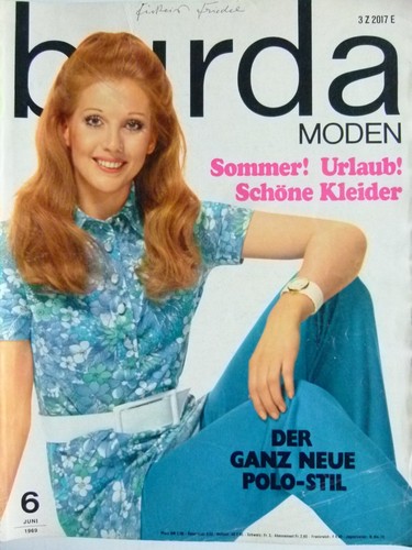 Vecchio quaderno moda burda - vecchio,