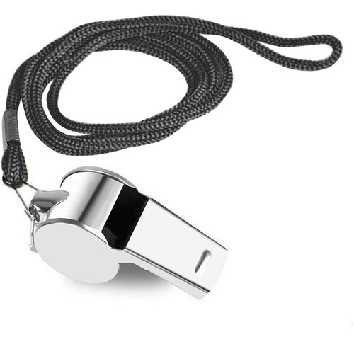 Fischietto acciaio con - fischietto,