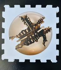 ARNALDO POMODORO Sfera serigrafia a Colori 21x21cm firmata numerata Club Dei 300