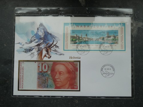 Banconota lettera svizzera - banconota,