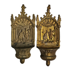 Coppia Acquasantiere Vintage