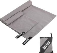 2 Pezzi Asciugamano Microfibra – Telo Mare Microfibra Leggero E Rapido Asciugatu