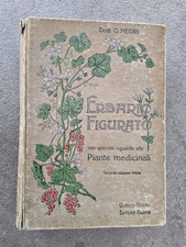 MANUALE HOEPLI Erbario Figurato con riguardo alle Piante Medicinali II ED. 1923