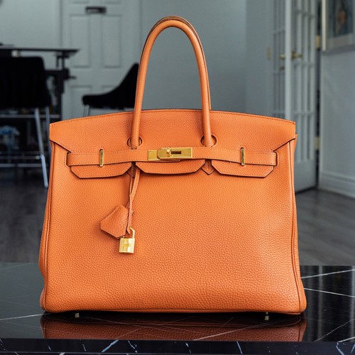 Hermes birkin orange - hermes,