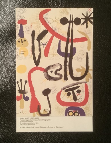 Cartolina joan miro - cartolina,,
