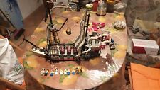 (Go) Lego Sistema 6286 SKULL'S Eye Schooner con Ba 95% Completo Nave Dei Pirati