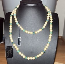 Collana perle lucite smeraldo