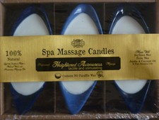 3 SOY WAX SCENTED MASSAGE