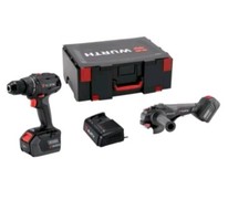 Kit Smerigliatrice Ed Avvitatore 18 v Wurth 