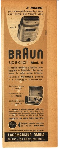 Pubblicità rivista epoca