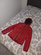 K Way, Lily Thermo in pelle red, nuovo, taglia s