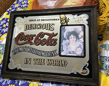 Coca--Cola Specchio Pubblicitario Delicious 33x25cm Ottimo stato