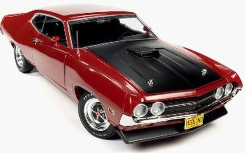 Ford torino 1970 rosso 18 - rosso, 1:18