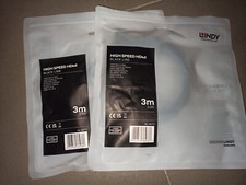 Stock Di 2 Cavi HDMI LINDY 36473 3 m Nero