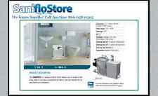 Nuova pompa WC a parete per