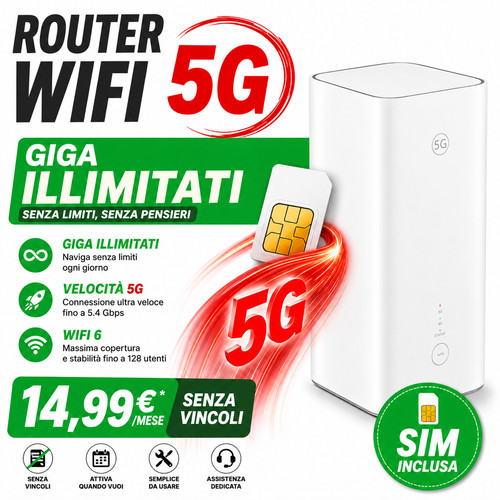 Router wifi sim - 5g,