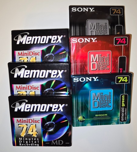 Mini dischi sony memorex - mini,