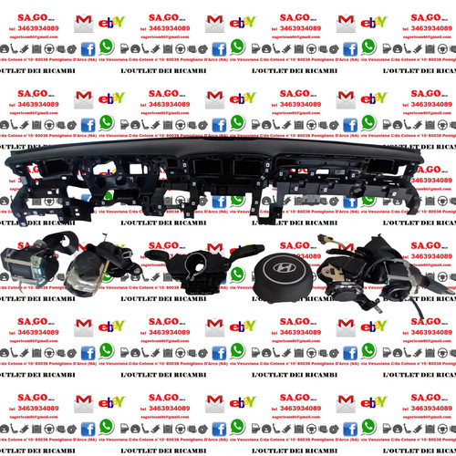 Kit airbag cruscotto completo - kit,
