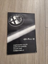 Cartella Colori Alfa Romeo